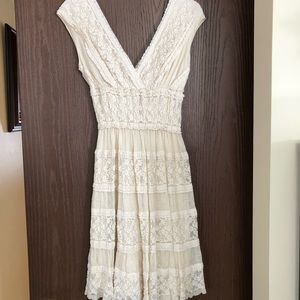 MAX STUDIO Ivory Lace Dress